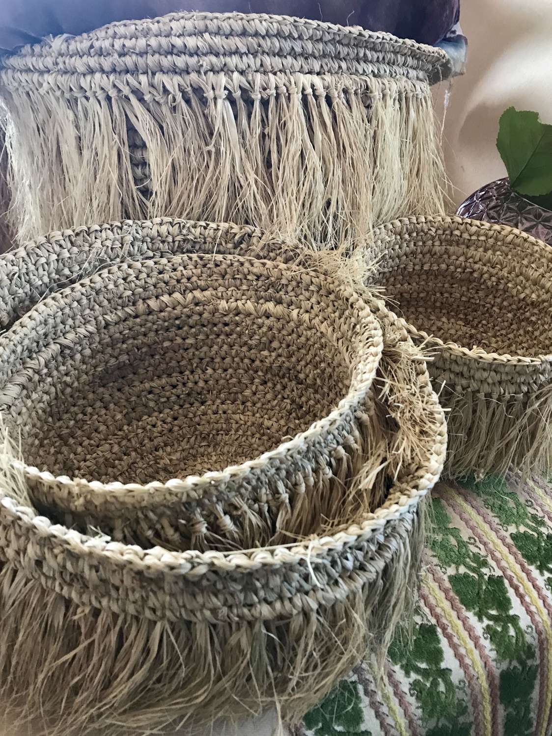 Raffia Baskets